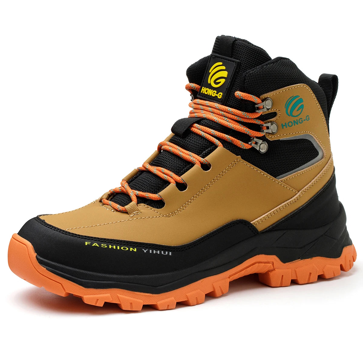 Veigar Men Safety Shoes Breathable Anti Puncture Steel Toe Boots