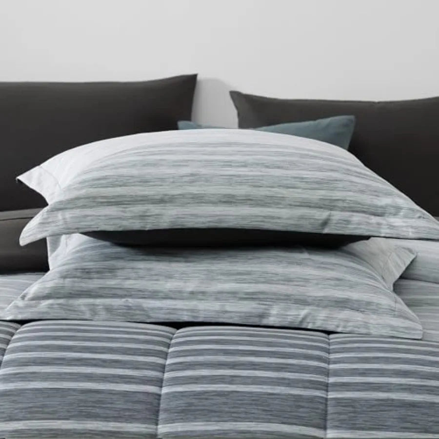 Linen Jacquard Duvet Cover Set All Seasons Bedding