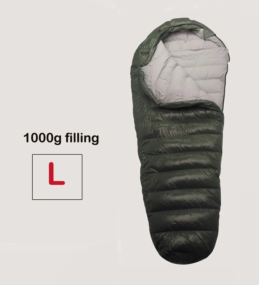 Kamperbox Winter Double Down Sleeping Bag For Camping