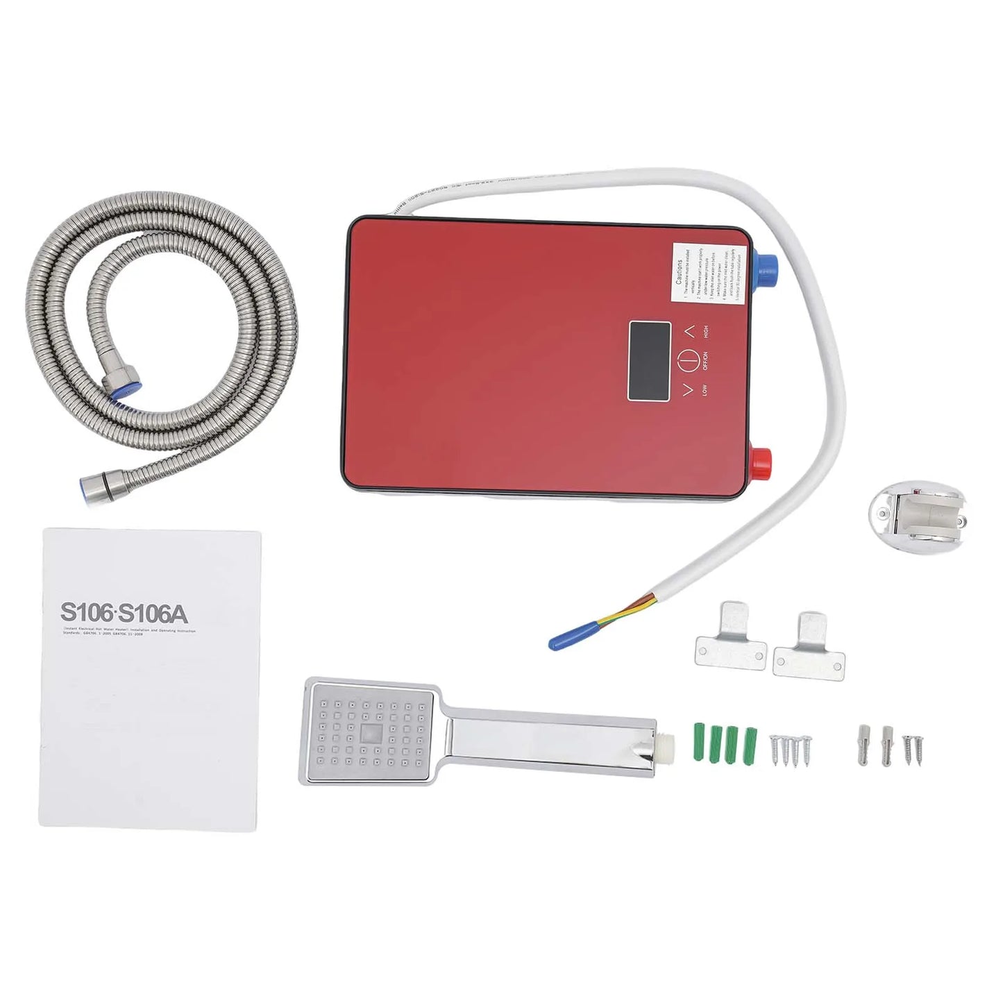 6500W Tankless Electric Water Heater 220V Wall Mounted