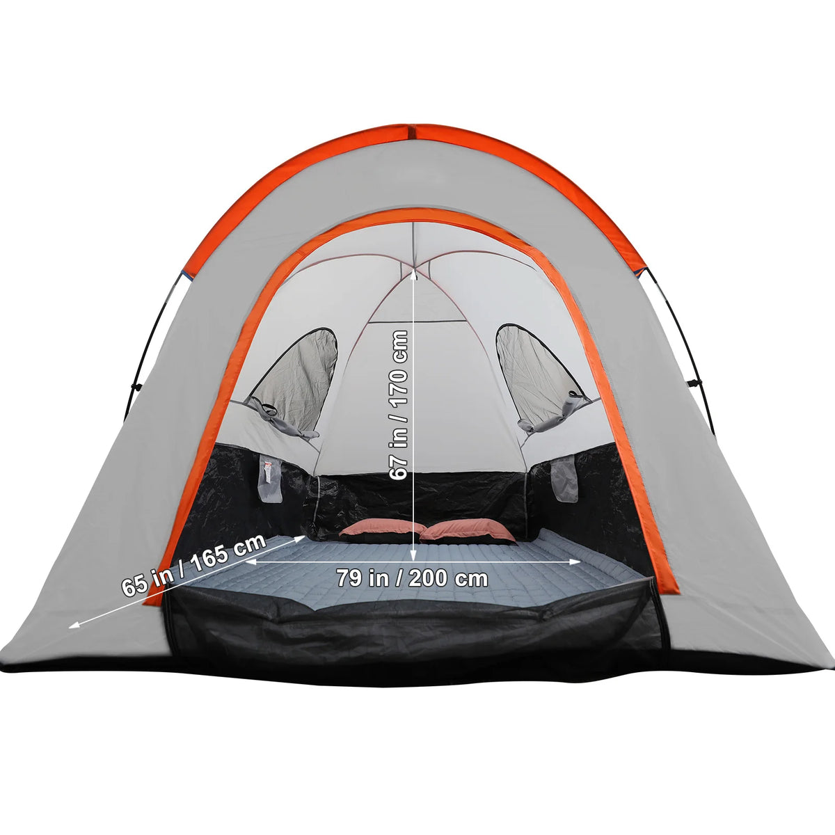 Waterproof Double Layer Truck Bed Tent For Camping Traveling