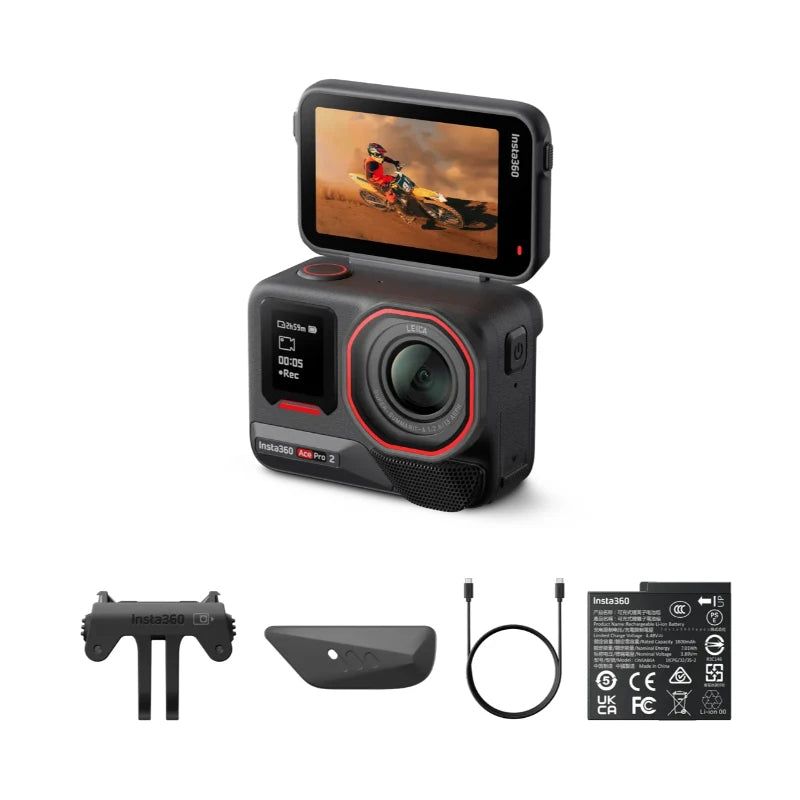 Insta360 Ace Pro 2 AI Powered 8K Action Camera Waterproof With Flip Screen
