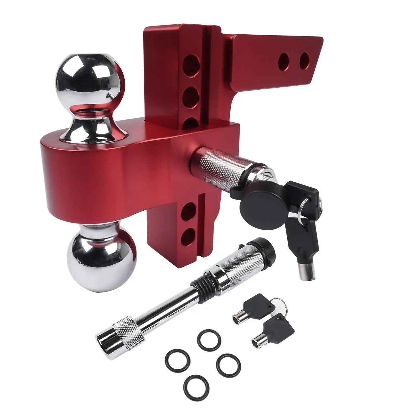 AP03 Adjustable Trailer Hitch With Anti Theft Locks Dual Mount