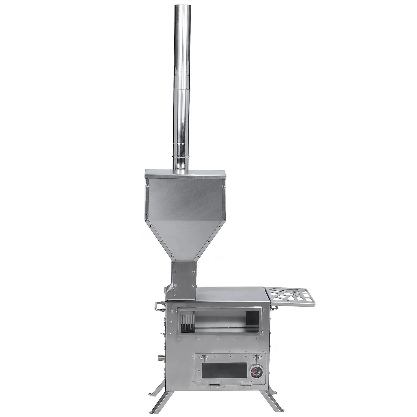 Shunmaii Stainless Steel Hot Tent Stove With Chimney Pipe