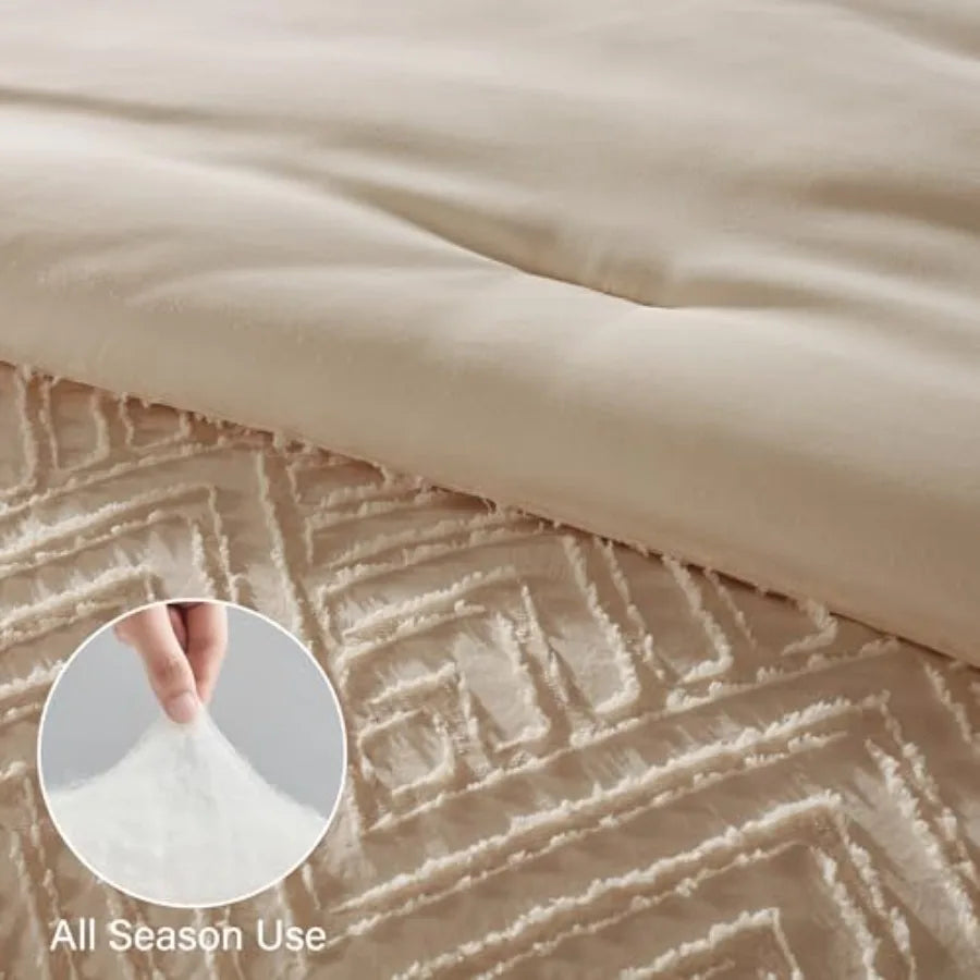Boho All Season Comforter Bed In A Bag With Sheets