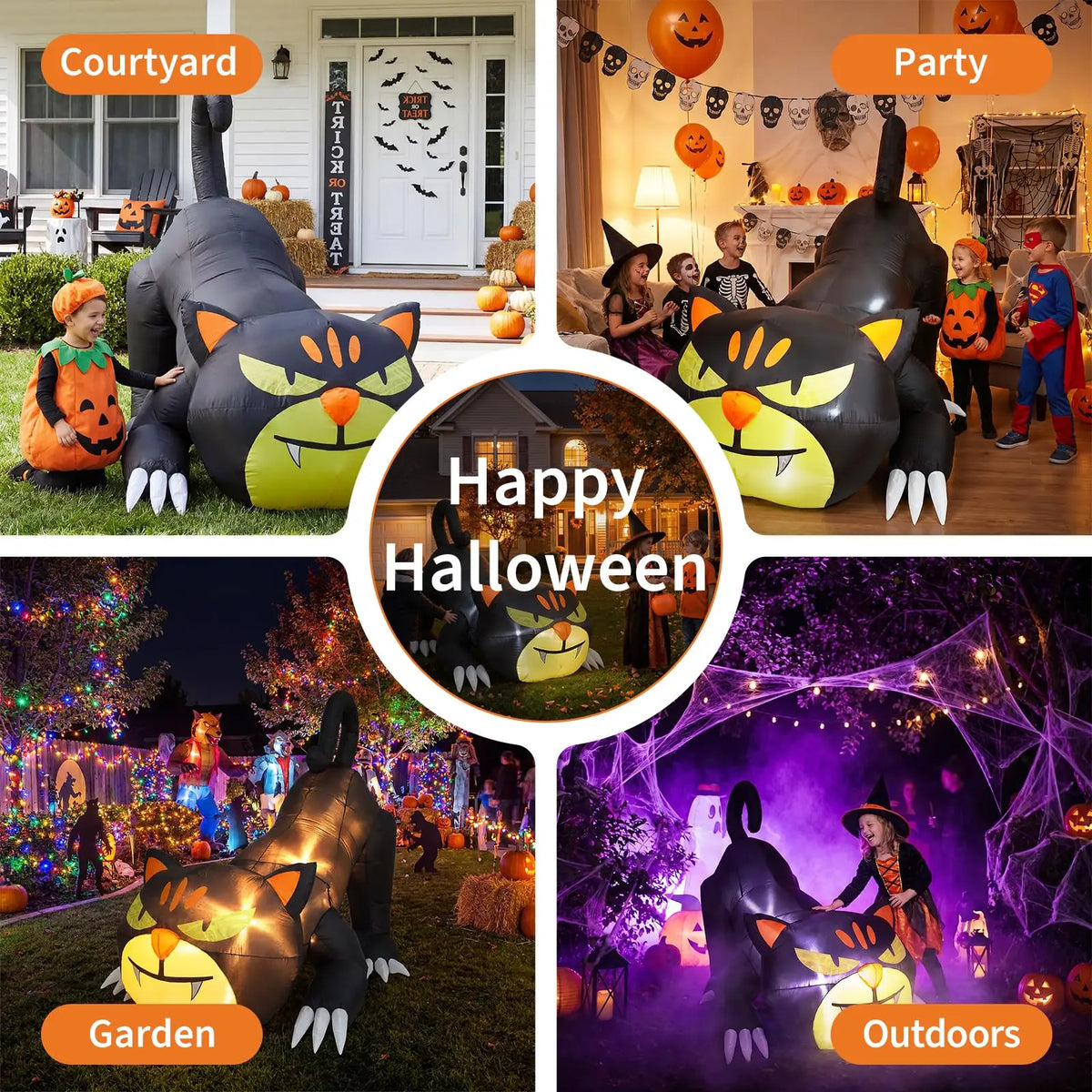HiMISS Halloween Inflatable Outdoor Decoration With LED Lights