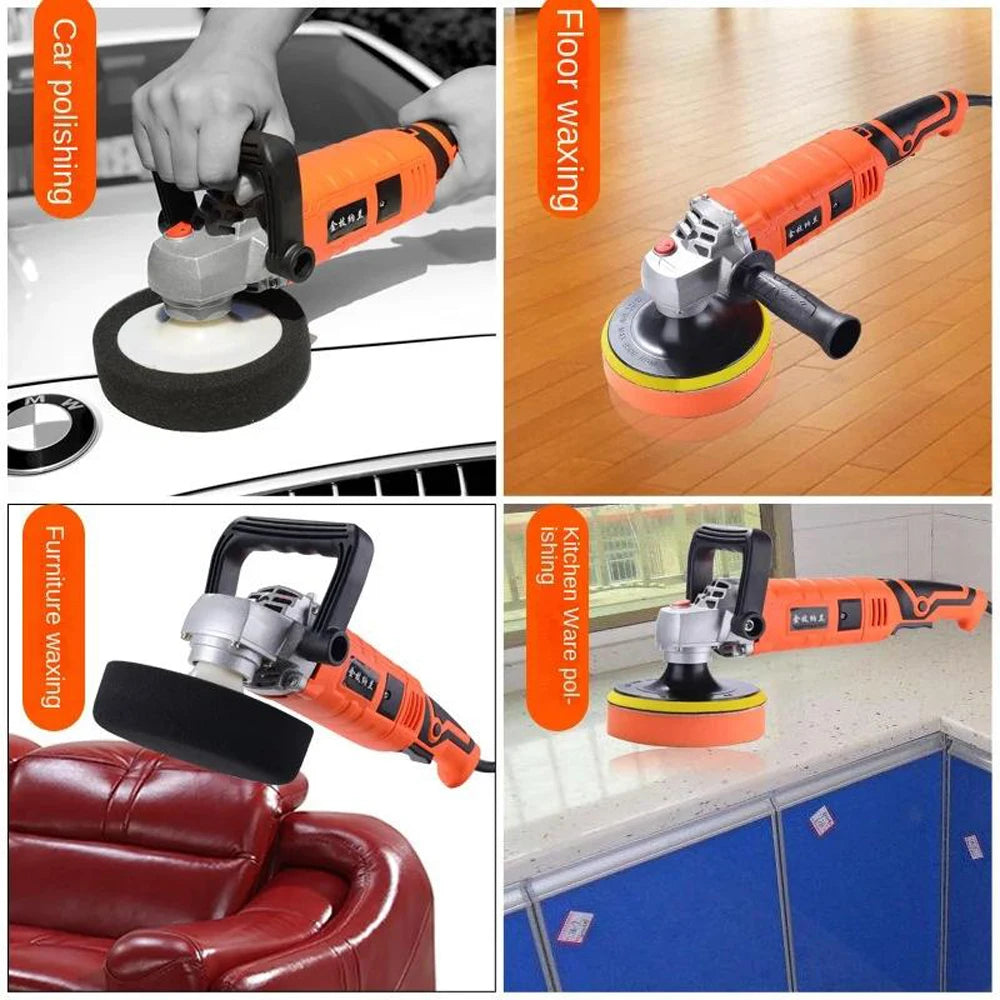 Rotary Car Polisher Buffer With Variable Speed For Auto Detailing