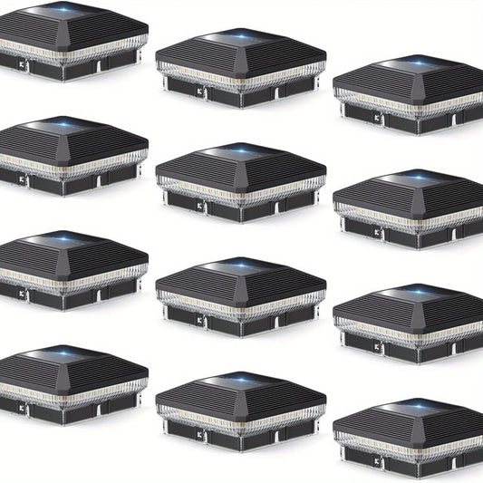 Automatic Solar Post Lights For Outdoor Fence Lighting