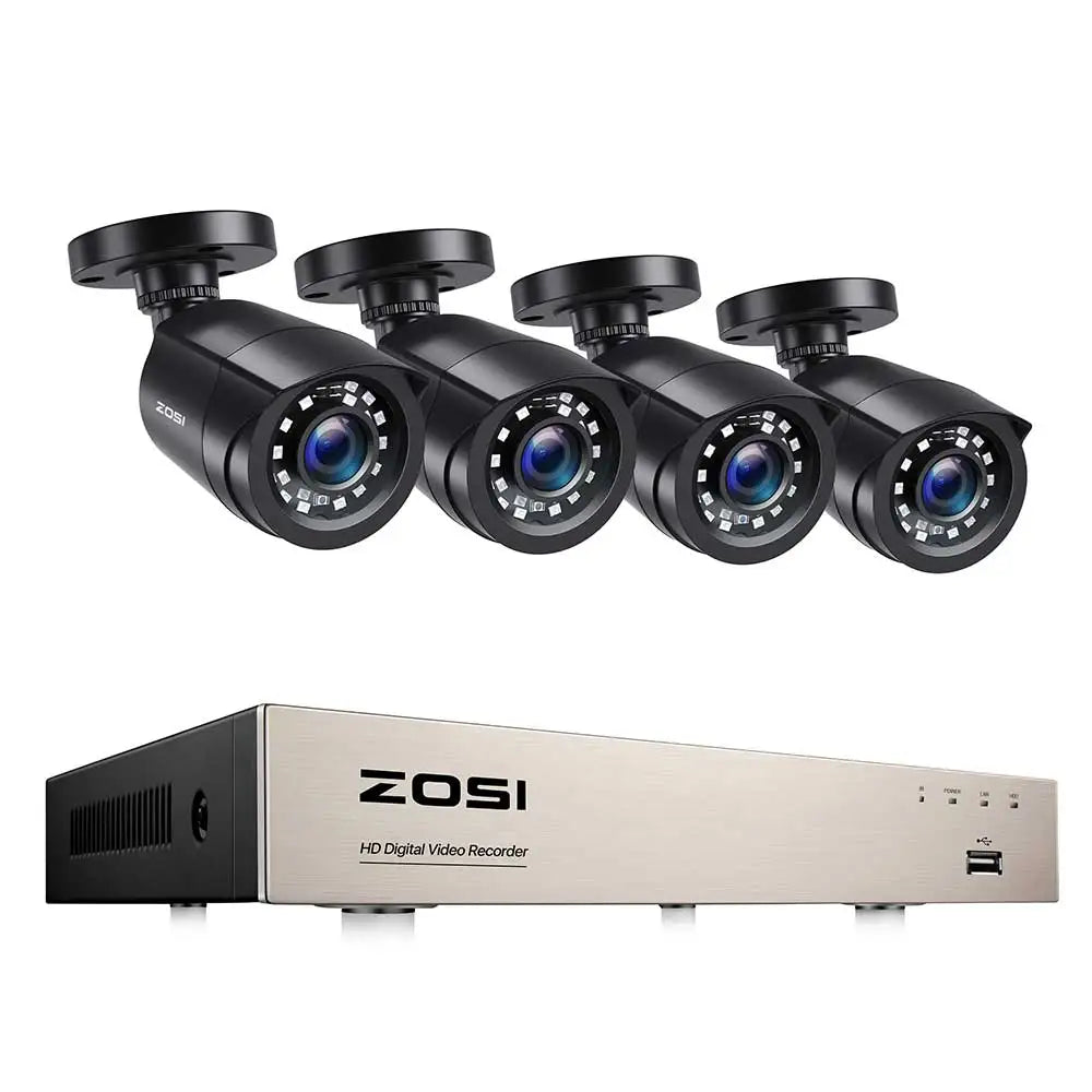 Zosi 8ch 1080p Security Camera System With AI Detection Dvr