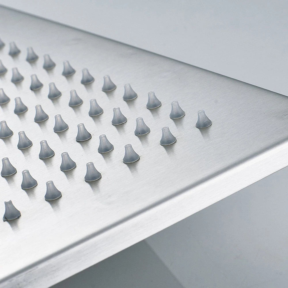 Rozin Rainfall Shower Head with LED Square Brass Wall Mounted