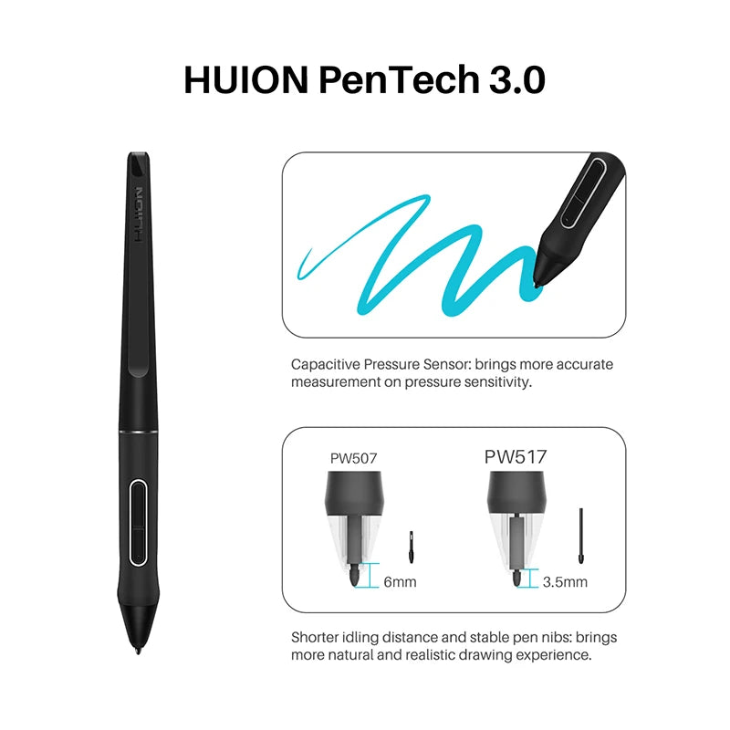 Huion Kamvas 22 Graphic Pen Tablet Monitor With AntiGlare