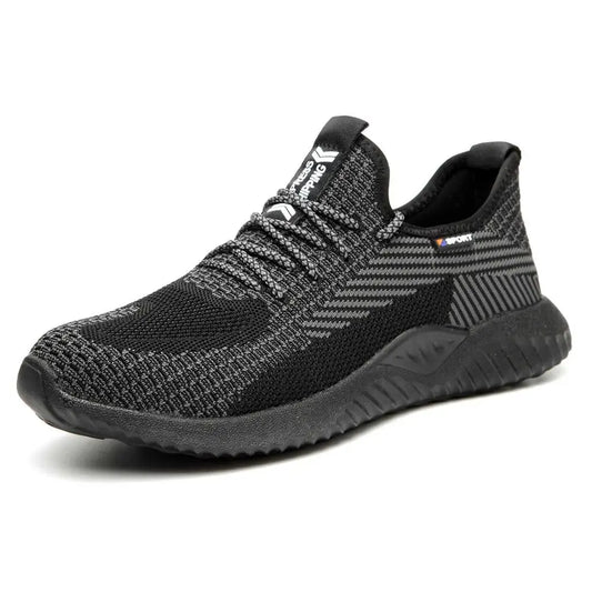 SUADEX Men Steel Toe Safety Work Shoes Lightweight Comfortable Antislip