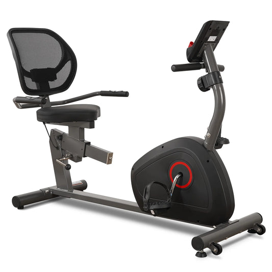 Recumbent Exercise Bike For Home With Quiet Operation And 8 Levels Of Resistance
