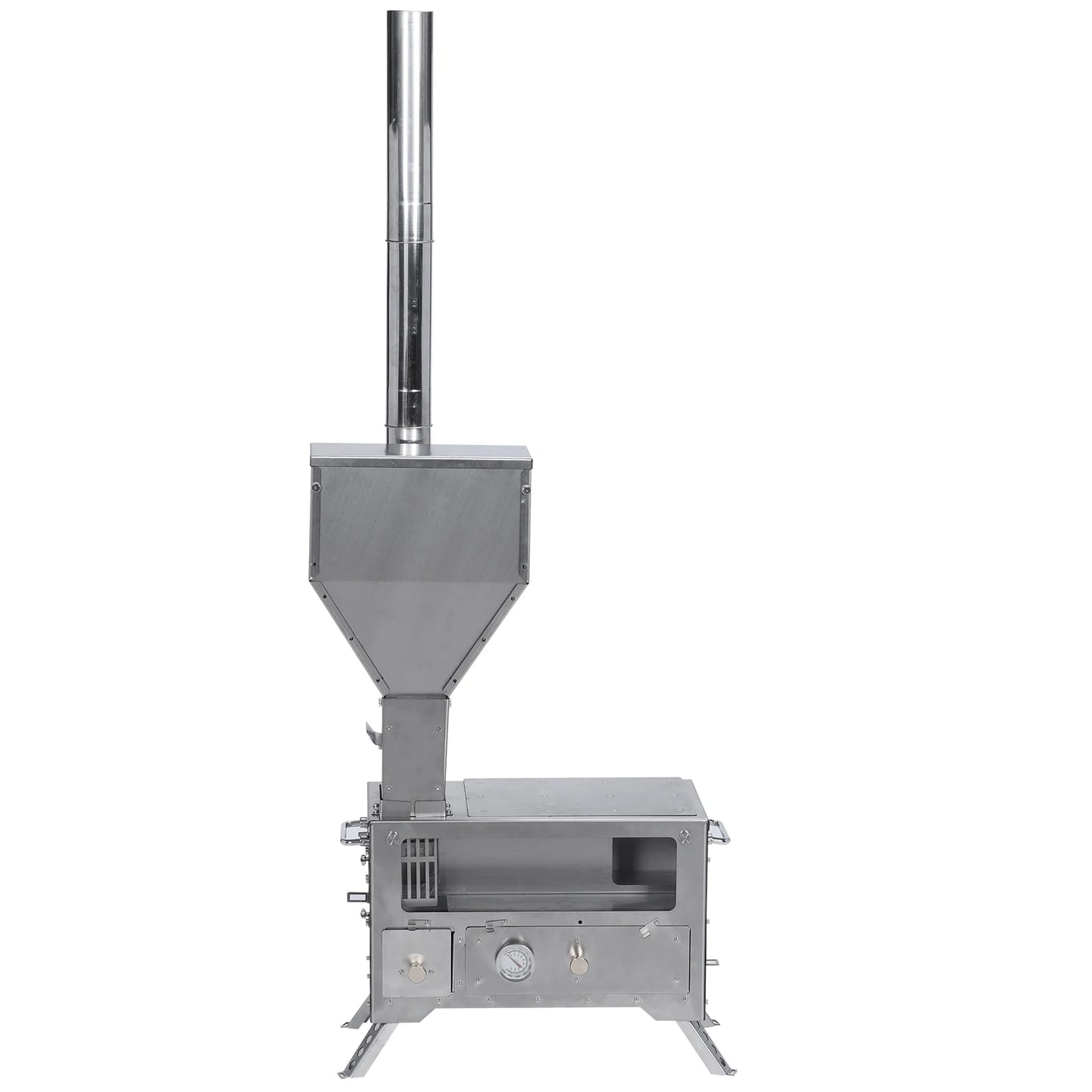 Shunmaii Stainless Steel Hot Tent Stove With Chimney Pipe