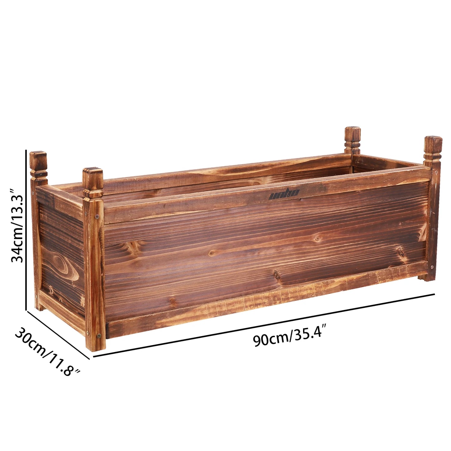 Premium Wooden Raised Flower Planter For Indoor Outdoor Gardening