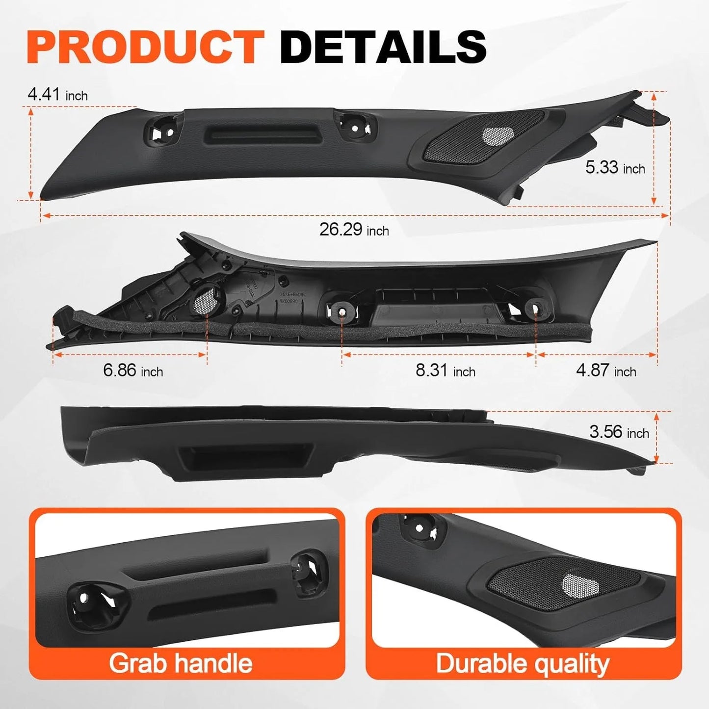 Toyota Tacoma Fourth Gen Driver Side A Pillar Grab Handle