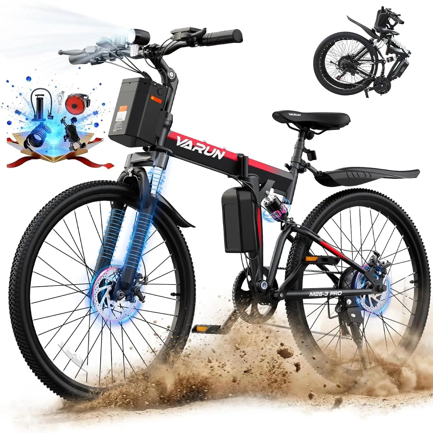 Folding Electric Bike For Adults 750W 48V All Terrain Commuter