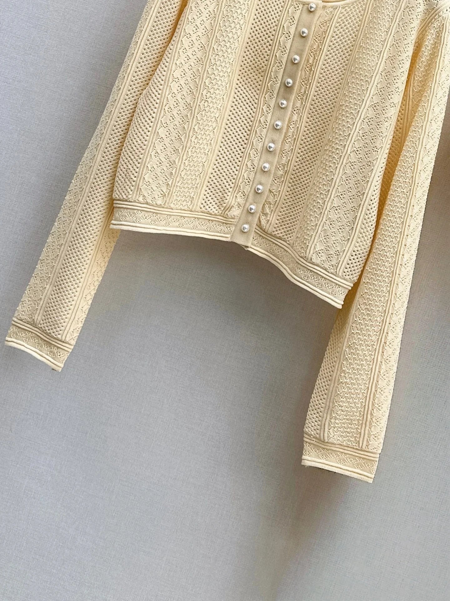 Women's Knitted Long Sleeve Casual Button Elastic Waist Dress Set