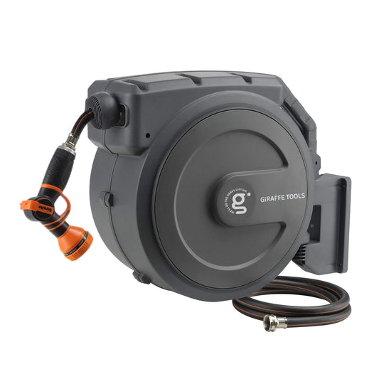 Giraffe Tools Retractable Hose Reel Wall Mounted Automatic Rewind