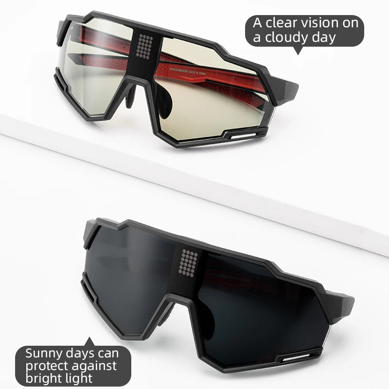 ROCKBROS Polarized Cycling Glasses UV400 Safety Eyewear