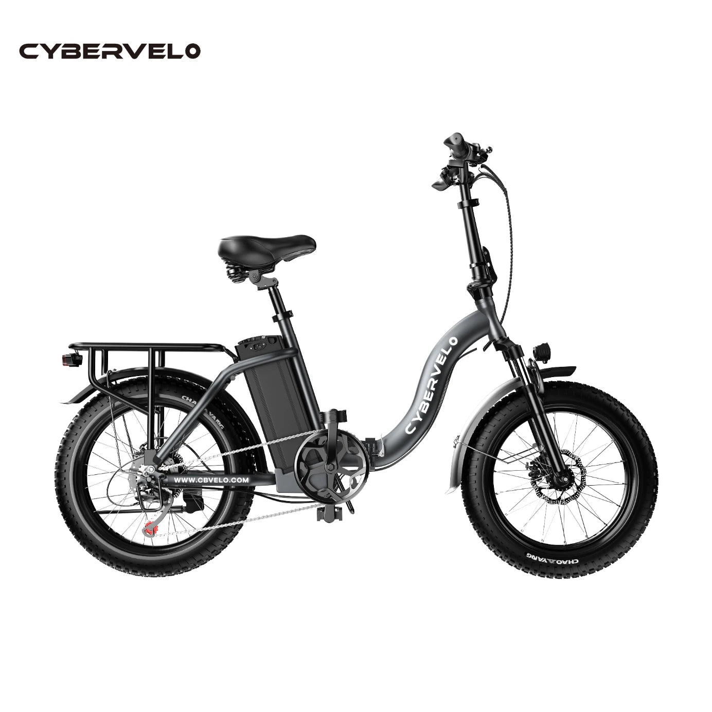 CYBERVELO 1000W Foldable Electric Bike With Removable Battery Mars700