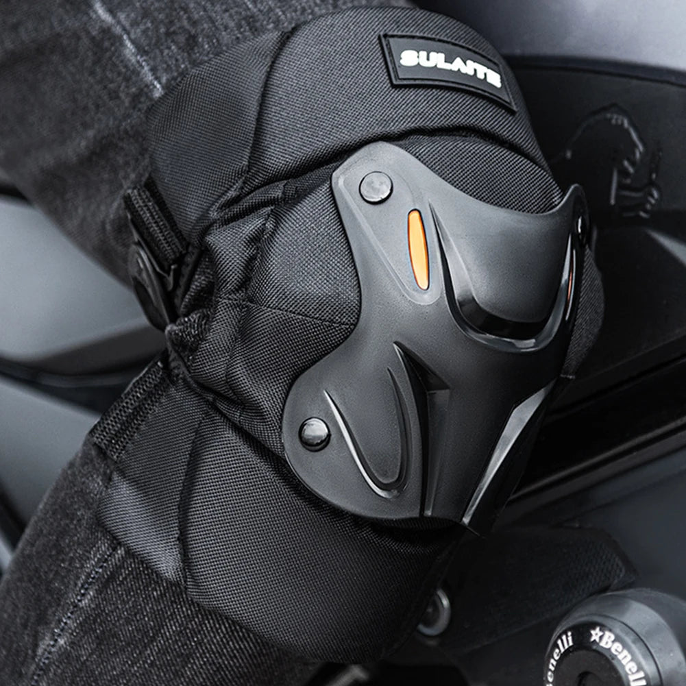 APWIKOGER Motocross Knee Pads Adjustable Shockproof Off Road Protector