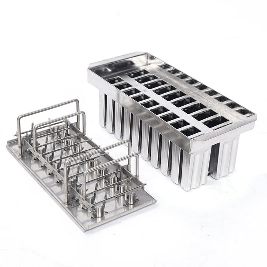 Large Capacity Ice Pop Mold In Food-Grade Stainless Steel Space-Saving