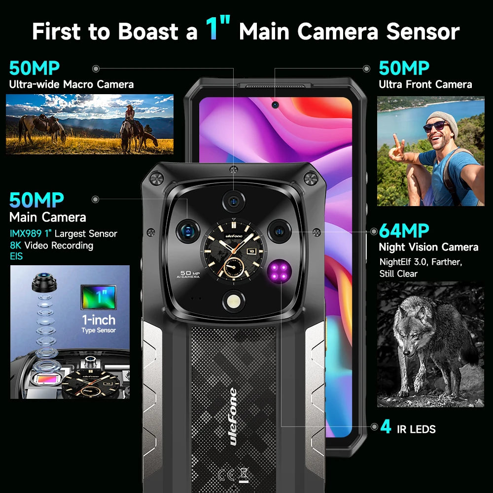 Ulefone Armor 28 Ultra 5G Rugged Smartphone 1TB ROM