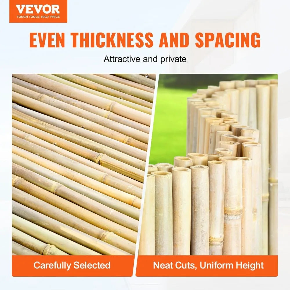 Natural Bamboo Privacy Fence Roll For Garden And Patio