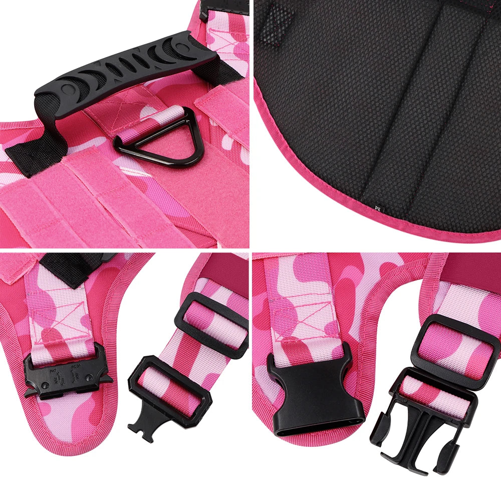Nylon Dog Harness With Padded Comfort And Quick Release
