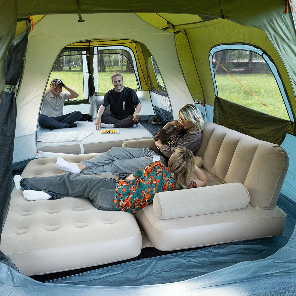 Night Cat Waterproof Instant Cabin Tent With Stove Jack Canopy