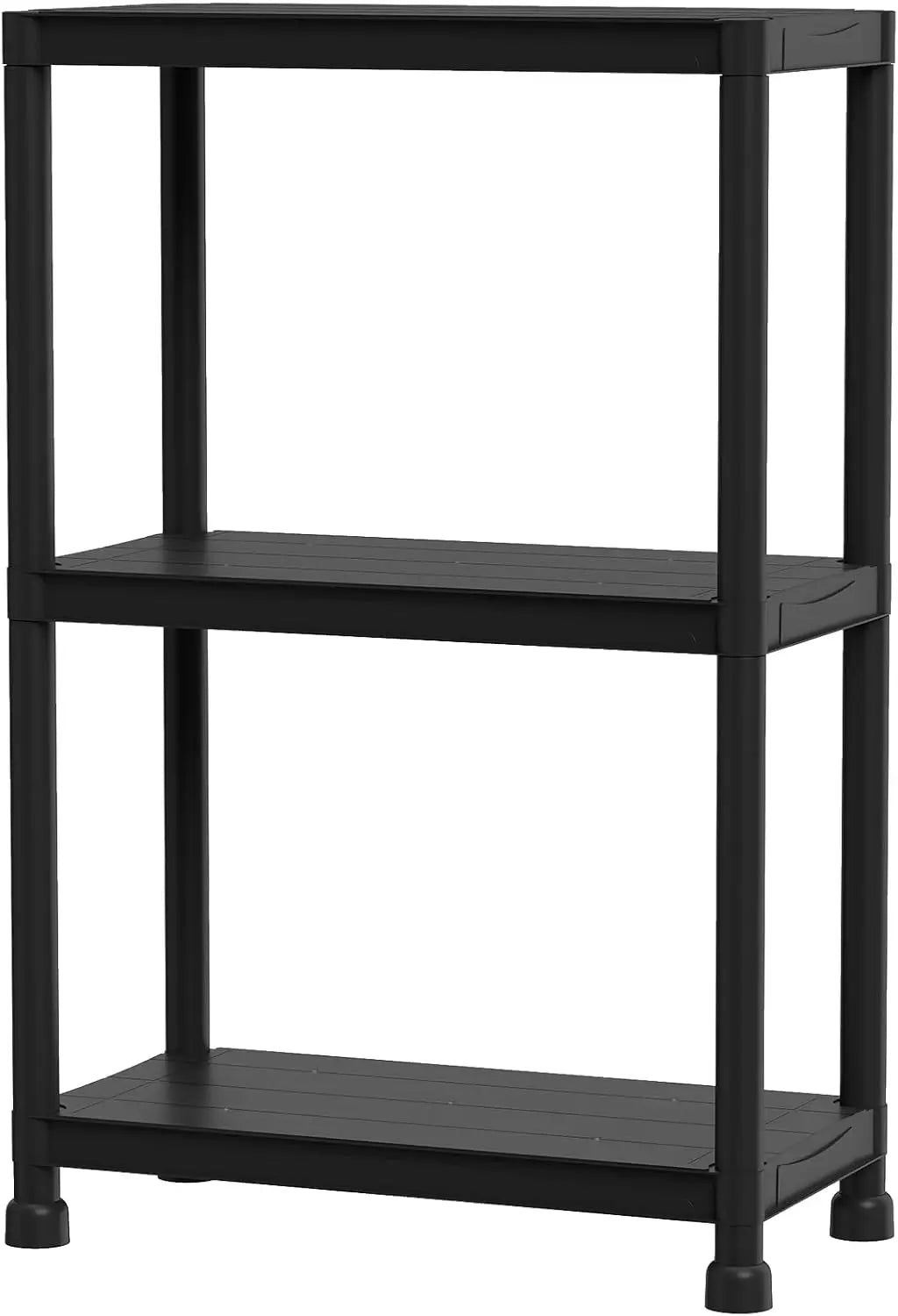 Giantex Heavy-Duty Plastic Storage Shelving Unit Freestanding Organizer