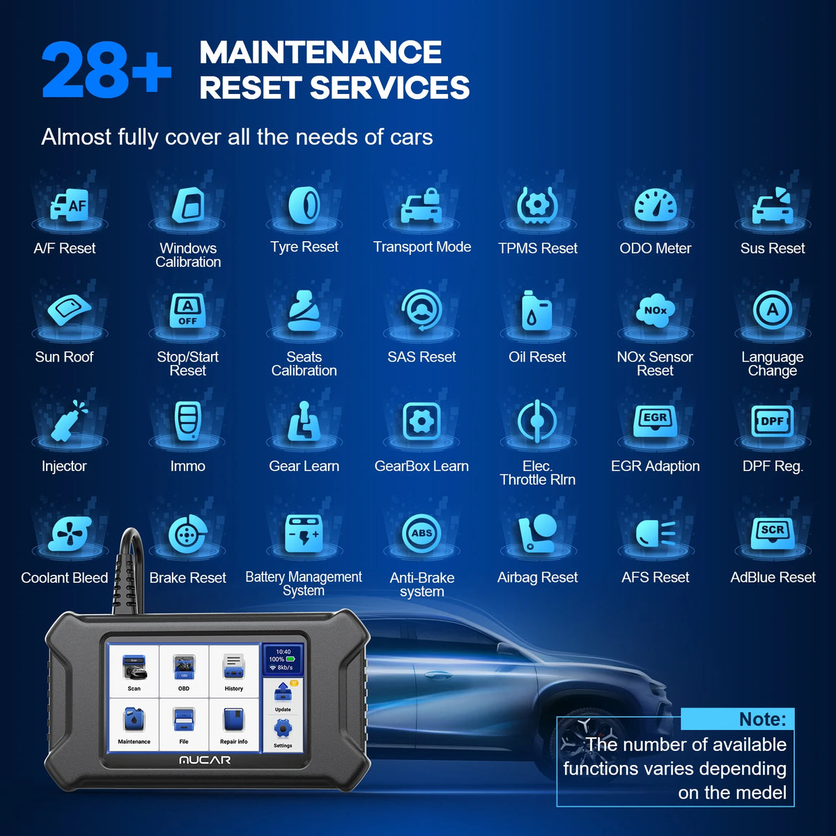 Thinkcar Mucar CS90 OBD2 Code Reader With Lifetime Updates