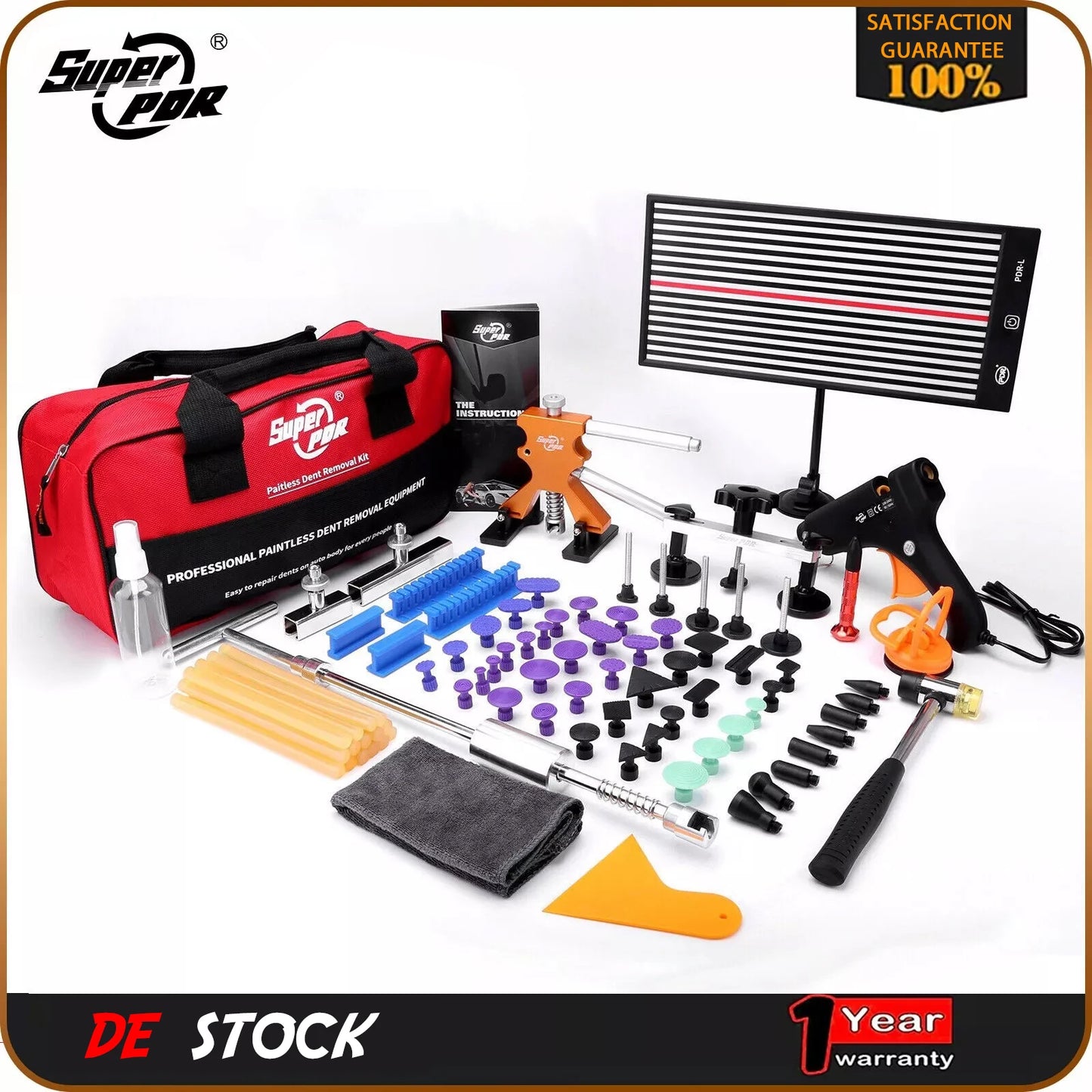 PDR Paintless Dent Removal Tool And Garage Repair Kit