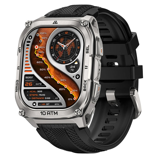 KOSPET Tank M4 Smartwatch Stainless Steel GPS Offline Maps 10ATM