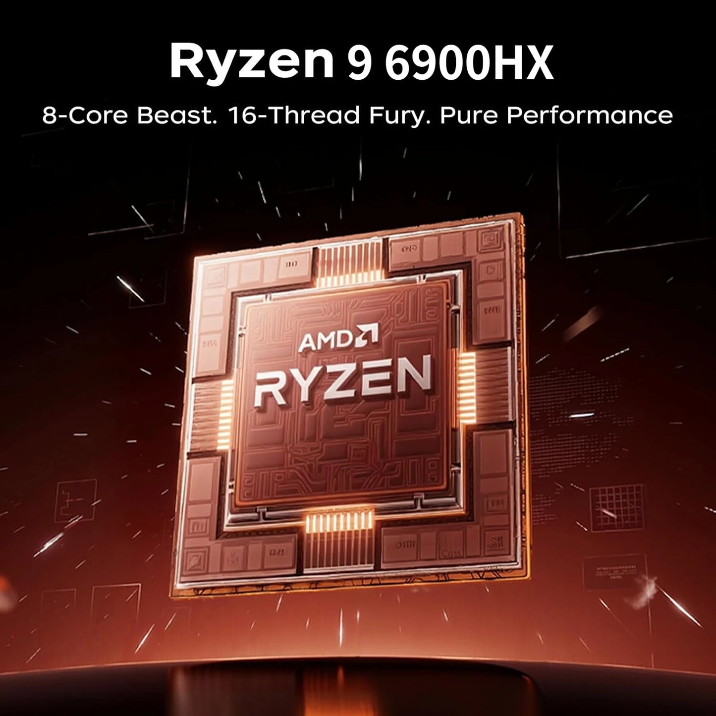 ACEMAGIC Ryzen 9 6900HX Gaming Laptop LPDDR5 16GB RAM