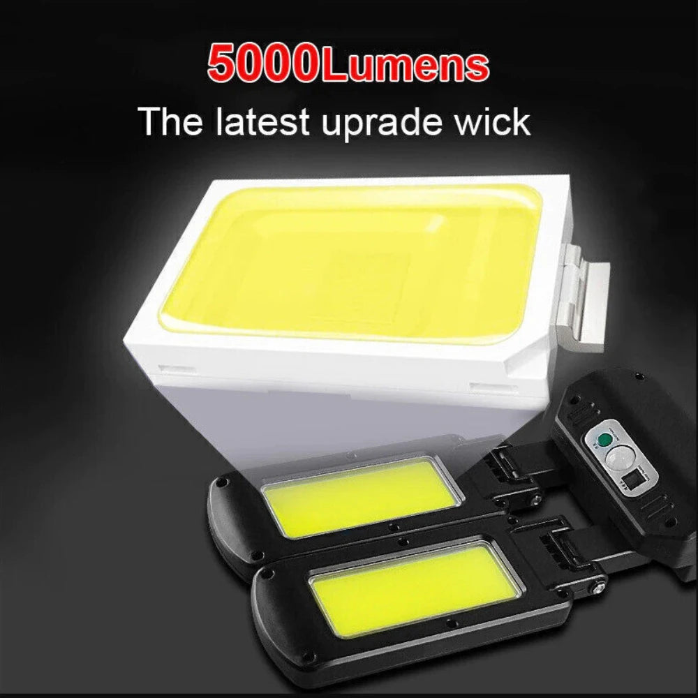 Solar LED PIR Motion Sensor Security Wall Light 5000 Lumen