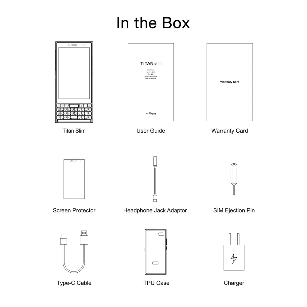 Unihertz Titan Slim QWERTY Android Unlocked NFC 4G Smartphone