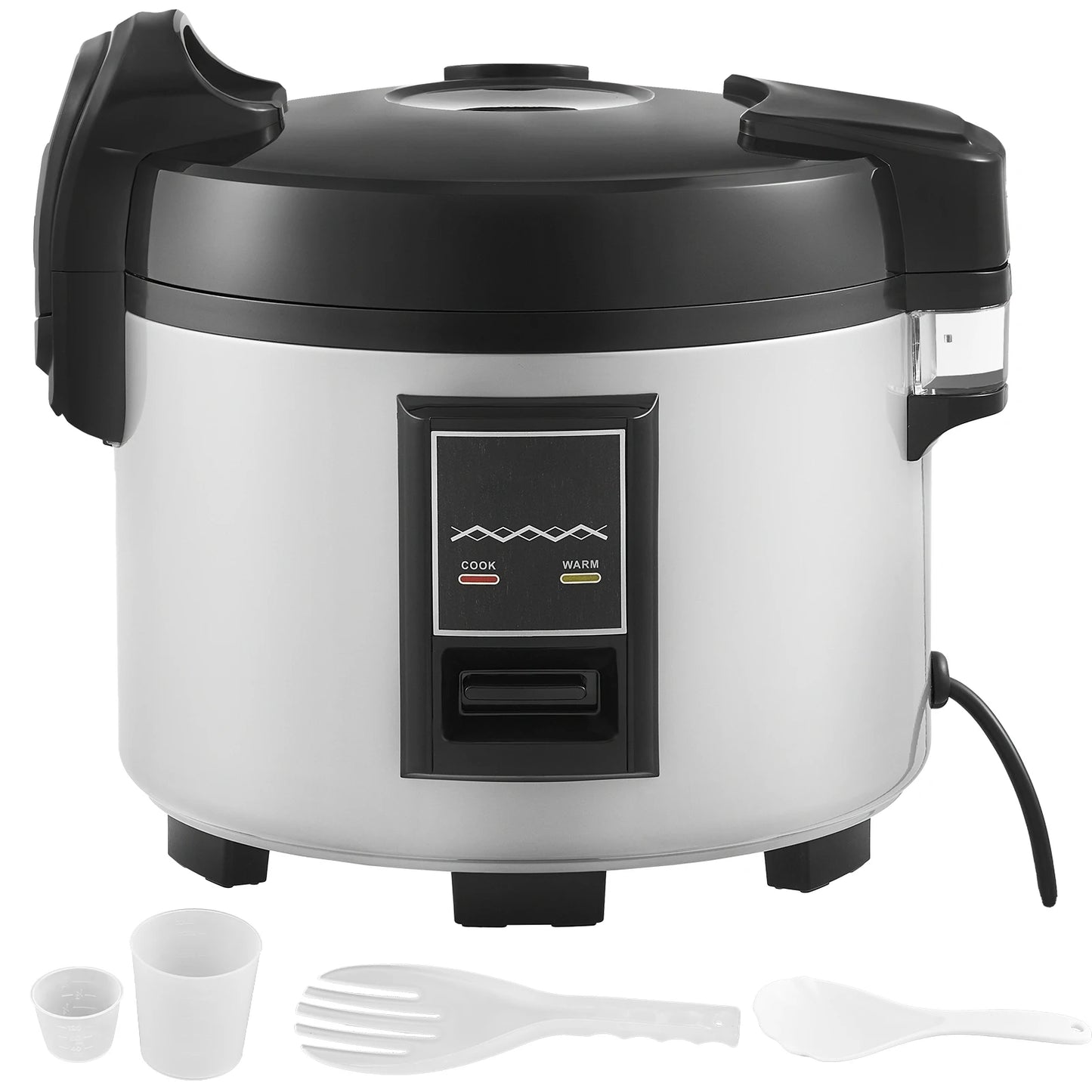SucceBuy Commercial Rice Cooker Warmer With Nonstick Inner Pot