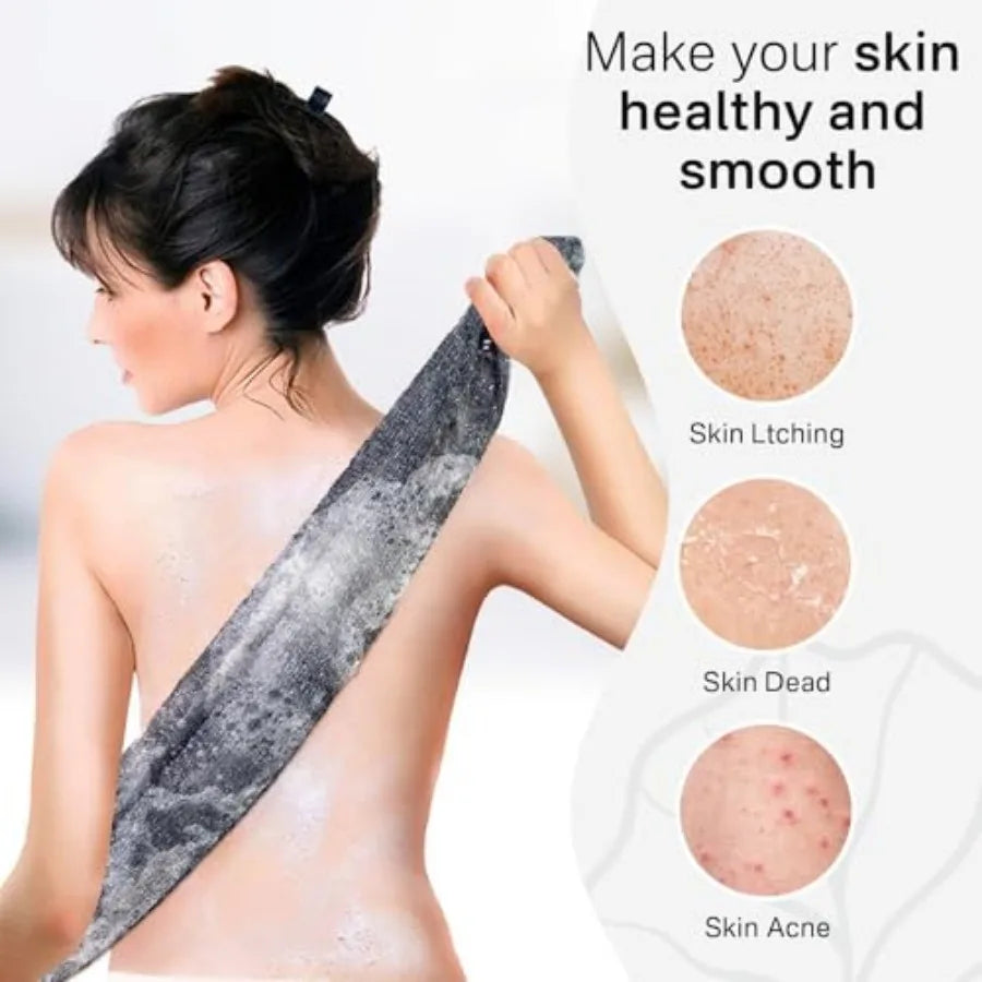 Japanese Exfoliating Washcloth For Body Exfoliation And Back Scrubber
