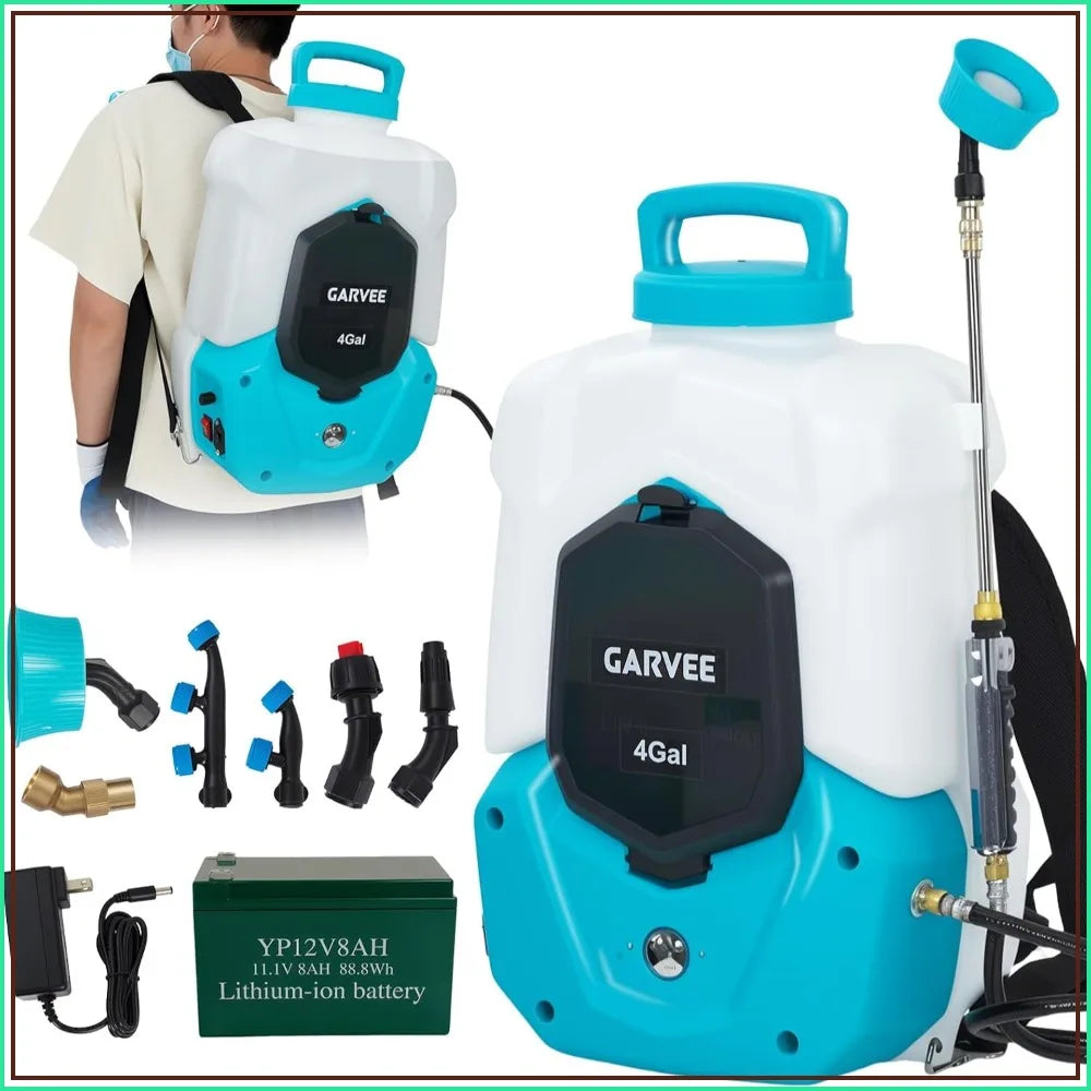 Battery Powered Backpack Sprayer 12V 8Ah for Lawns and Gardens
