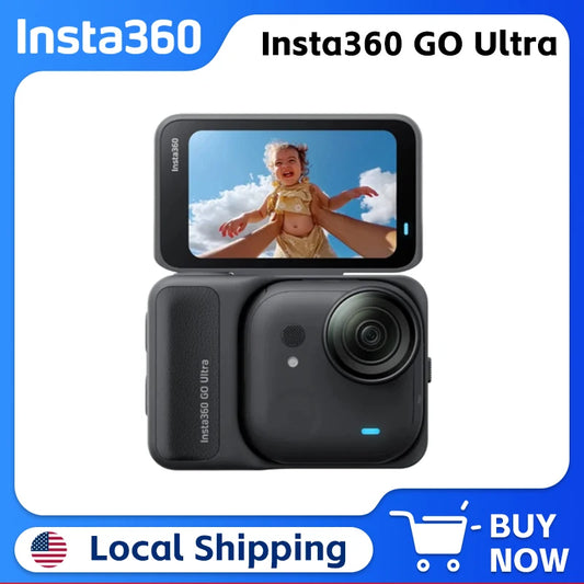 Insta360 GO Ultra 4K Action Camera For Hands Free POV Footage