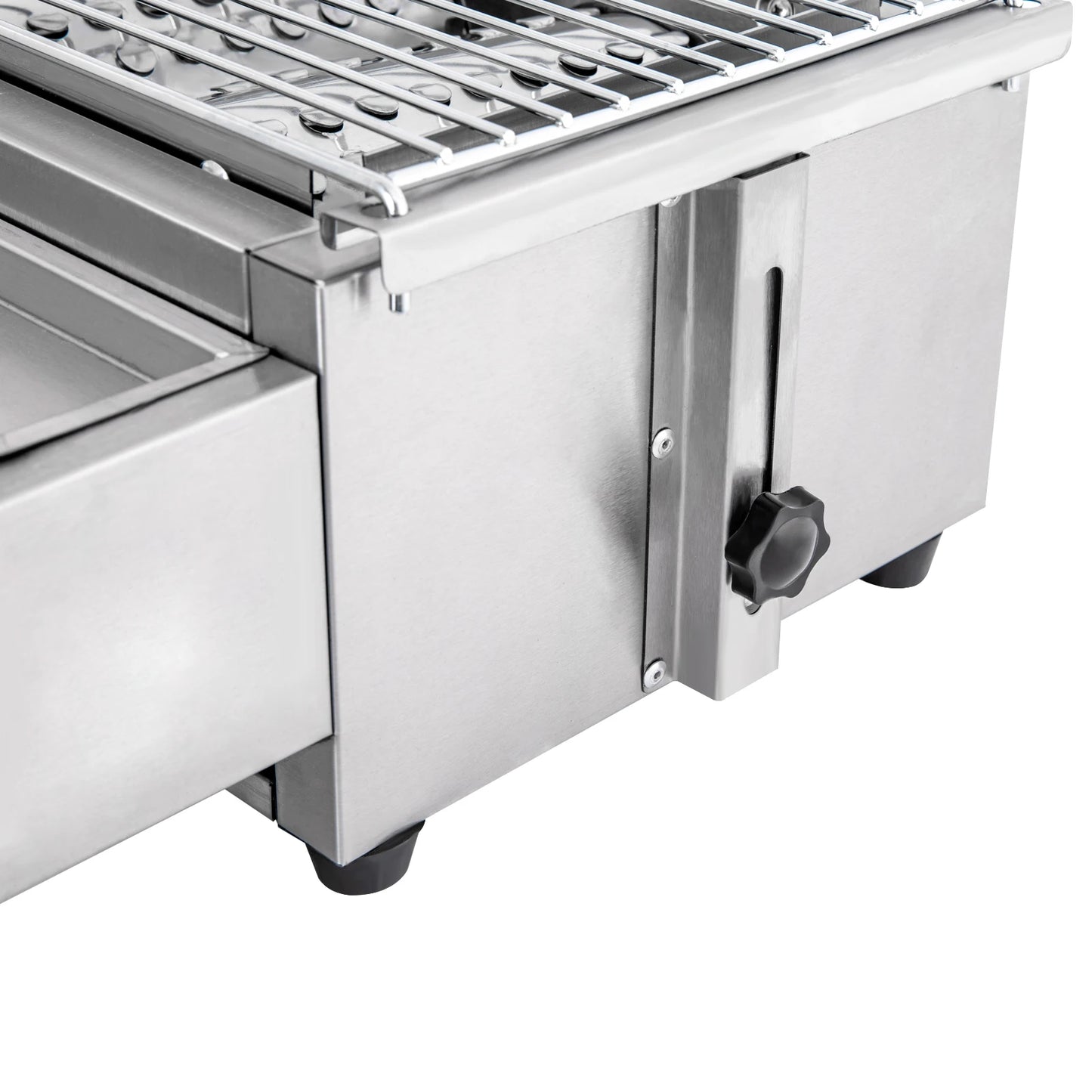 Stainless Steel 4 Burner Tabletop Propane Gas Grill Smokeless Outdoor