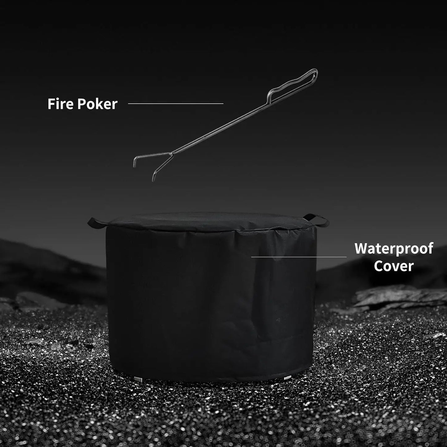 Stainless Steel Smokeless Fire Pit For Outdoor Camping Bonfire