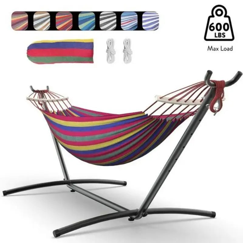 GYROOR Adjustable Hammock Stand 600lb Capacity With Storage Bag
