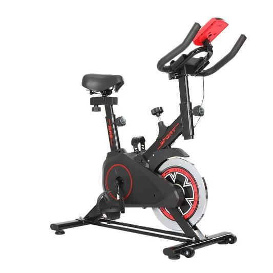 Silent Indoor Spin Bike With Adjustable Seat For Home Cardio Training