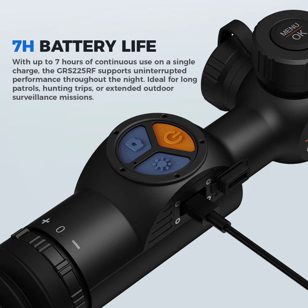 CSCUNSHE Thermal Scope With Rangefinder 905nm Infrared 1000m