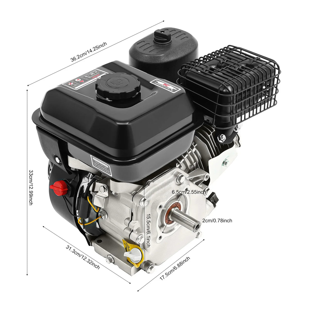 75Hp 212Cc Four Stroke Gas Engine With Electric Start