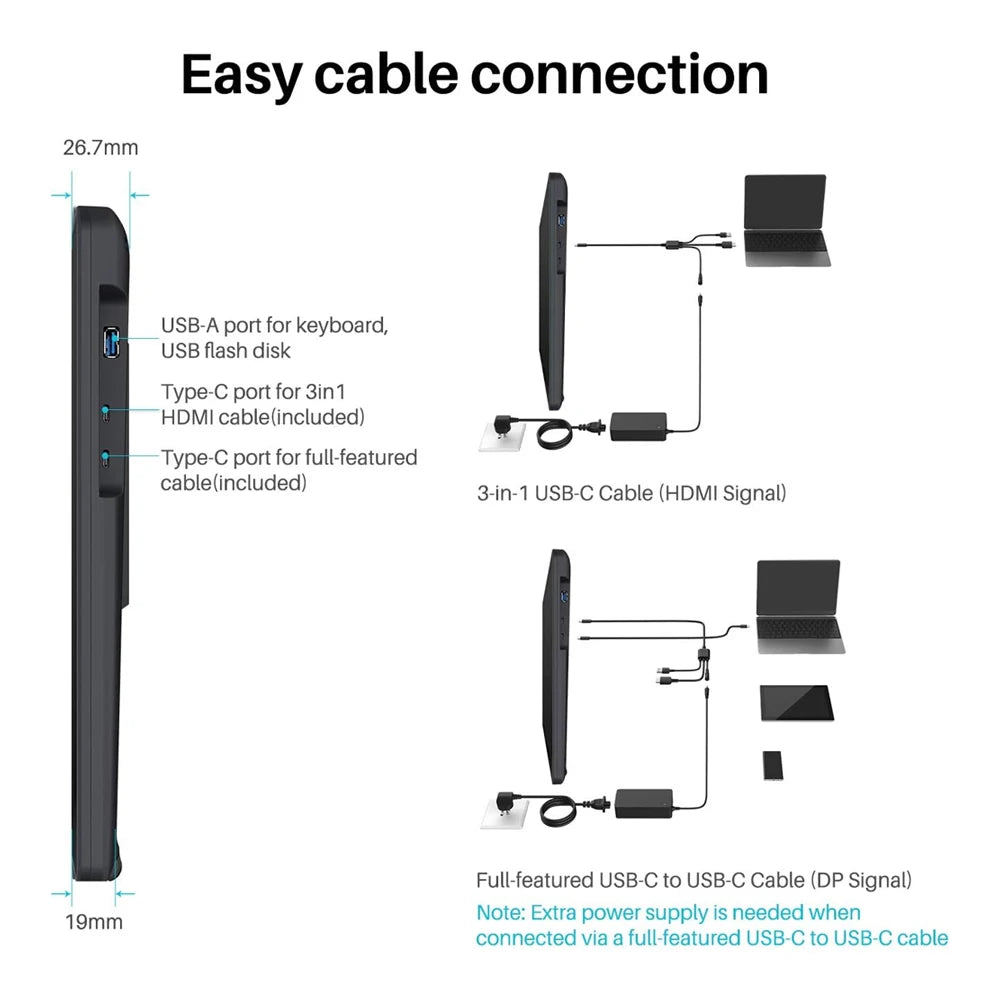 Huion Kamvas 22 Graphic Tablet Monitor With 120 Percent sRGB