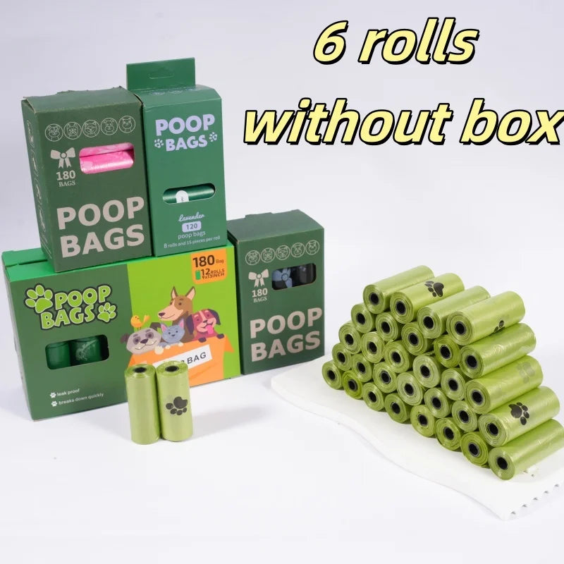 Leak-Proof Thick Dog Poop Bags, 180 Count Cats and Dogs